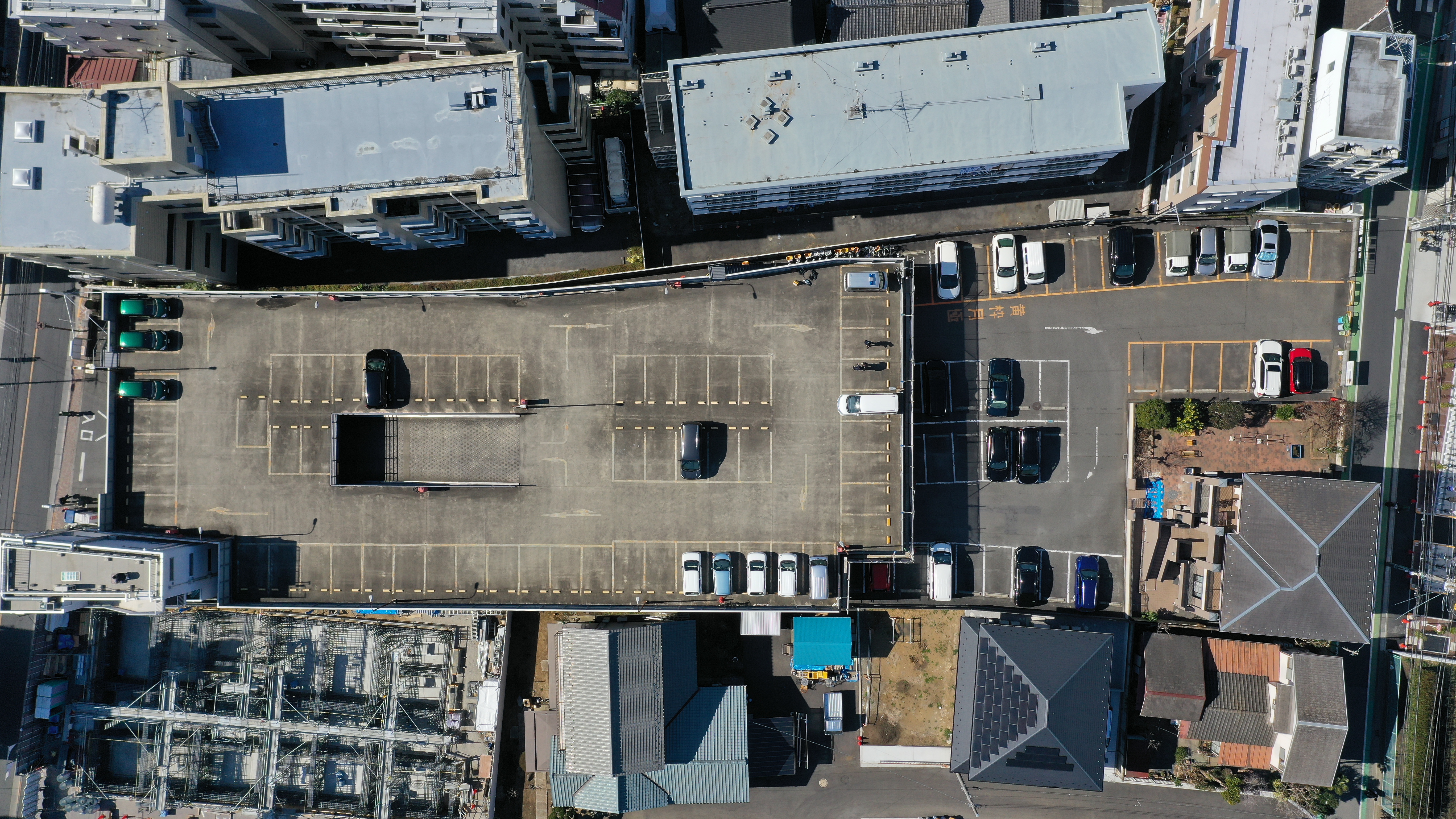 えのき駐車場　上空
